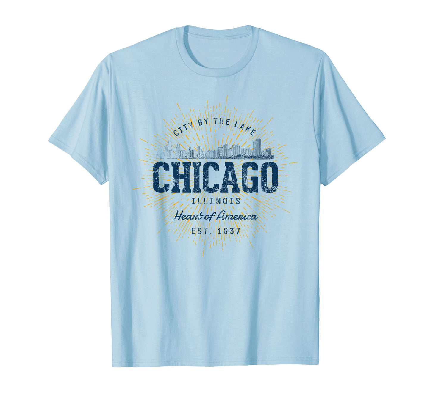 Vintage Retro Style Chicago T-Shirt