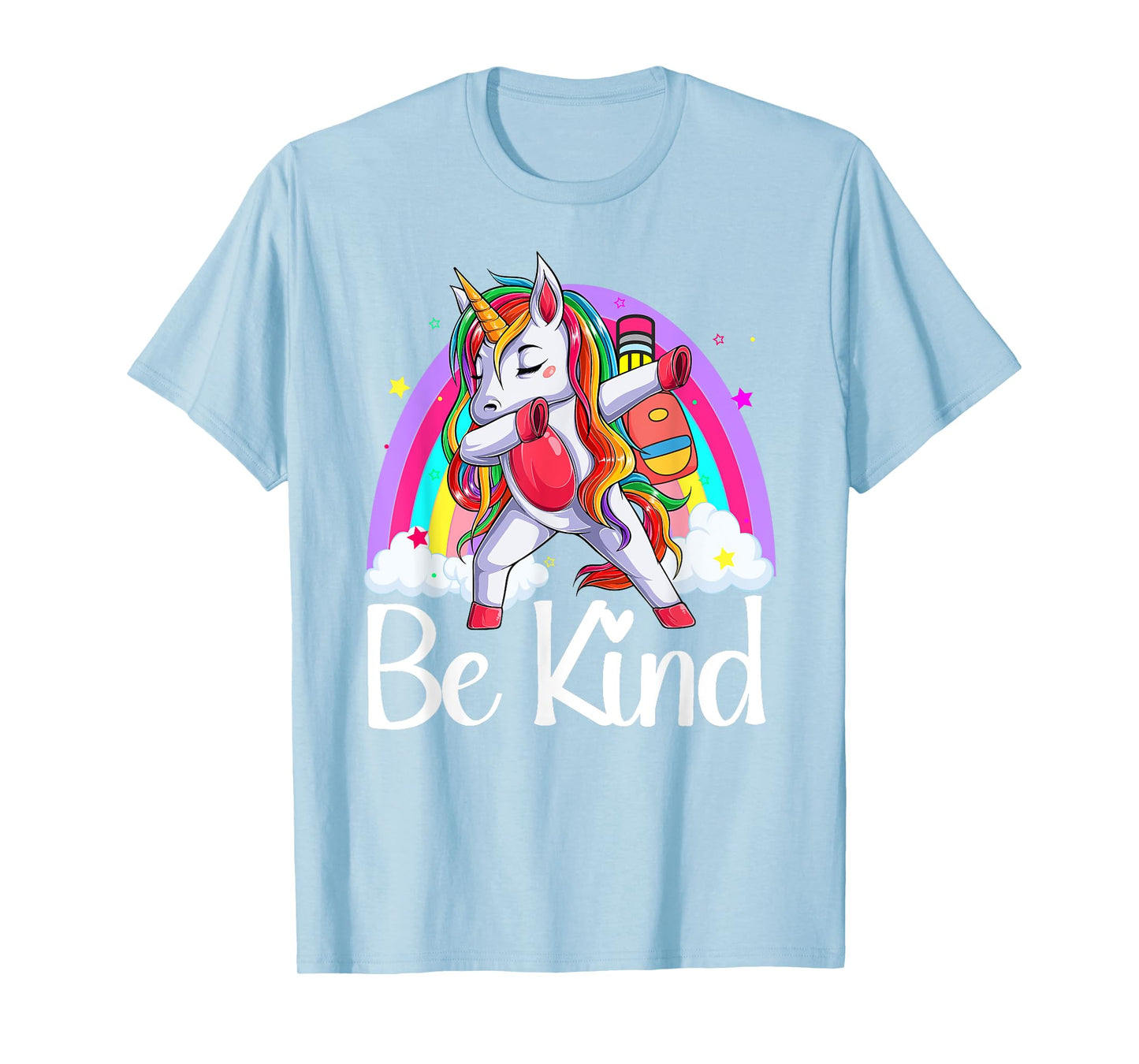 Be Kind Unicorn Rainbow Unity Day Orange Anti Bullying 2023 T-Shirt