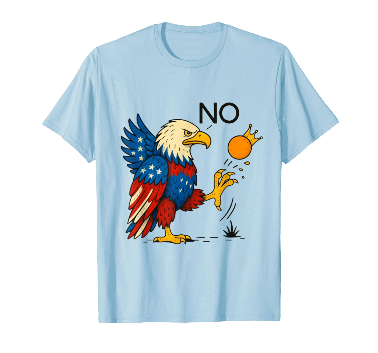 Funny No Kings In America Men Women T-Shirt