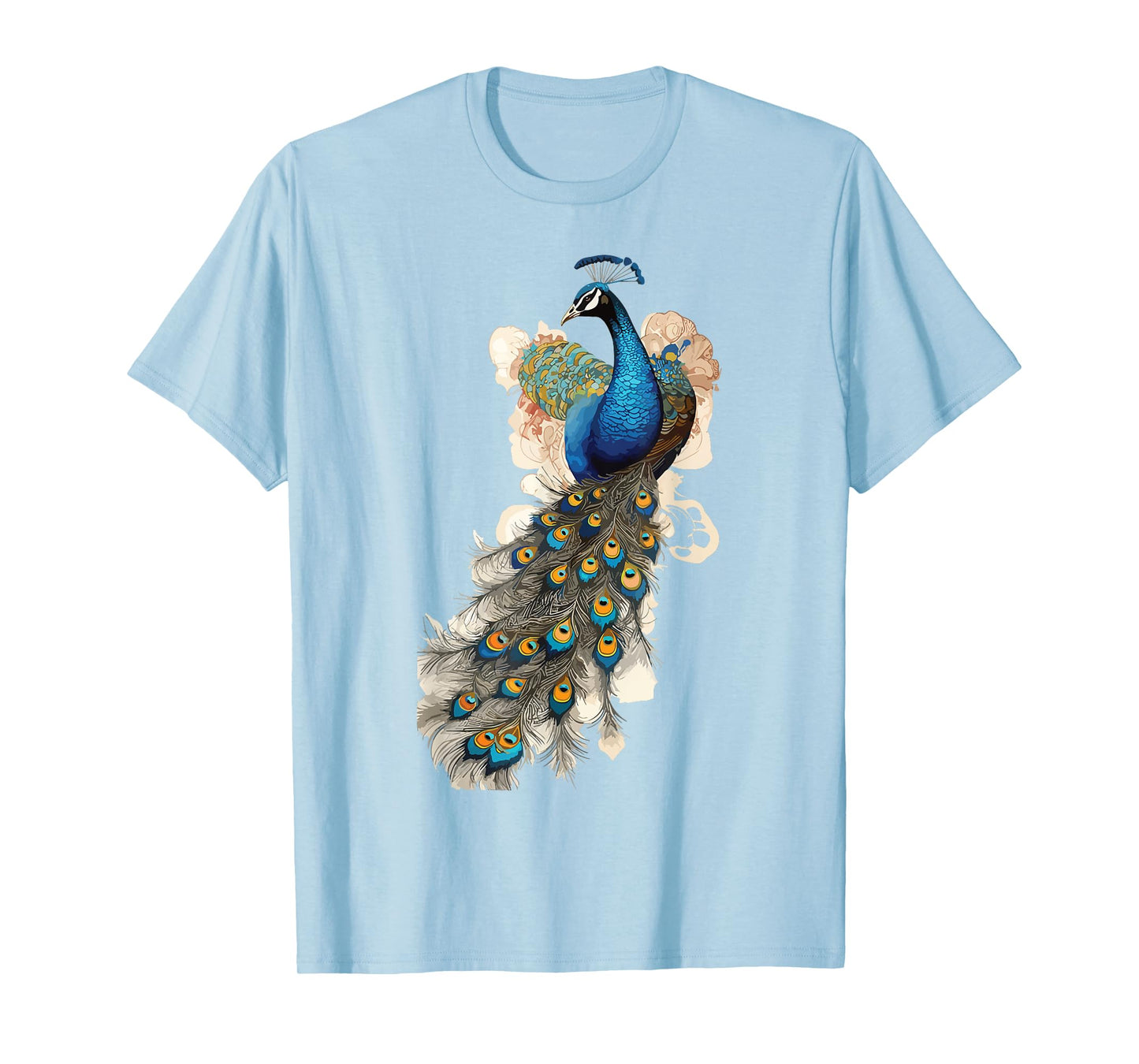 Peacock Feather Peahen Bird Animal Peacocks Lover T-Shirt