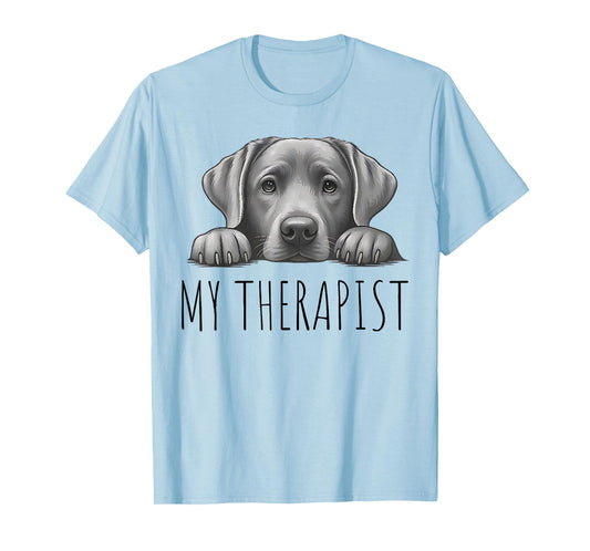 Funny Silver Labrador Dog Owner T-Shirt