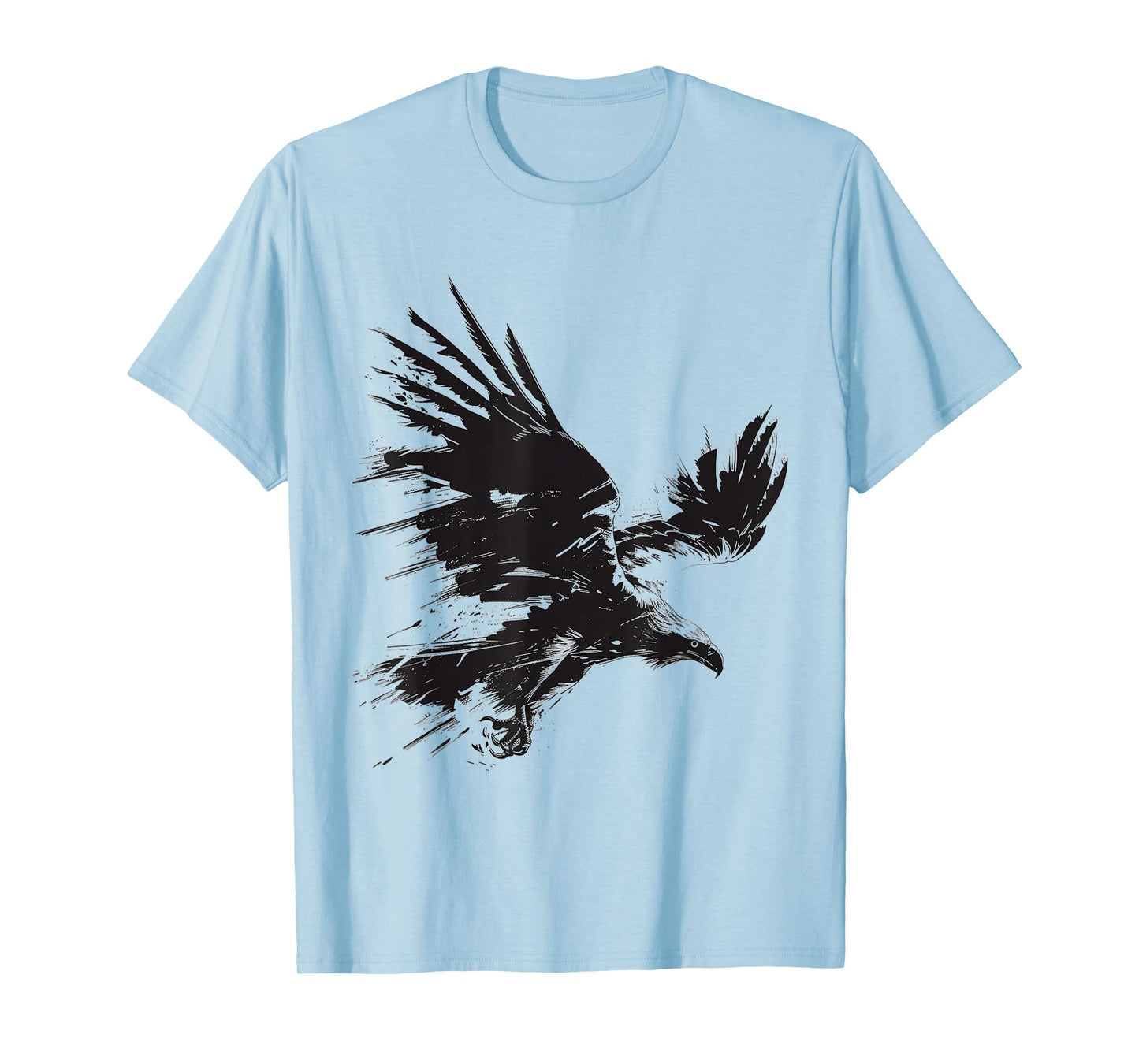 Eagle Animal Print Graphic Drawing Painting Eagle T-Shirt