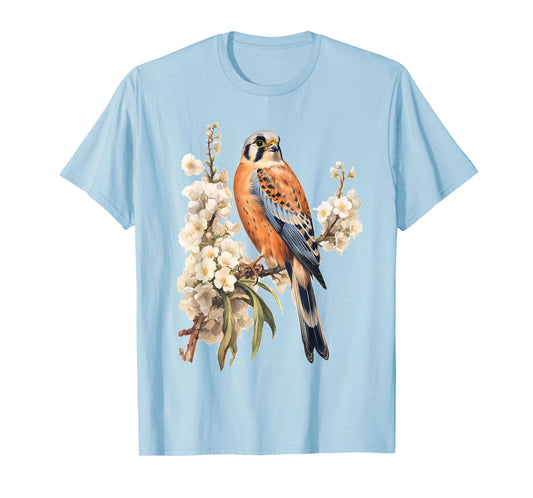 American Kestrel Birder Birding Bird Cottagecore Nature T-Shirt