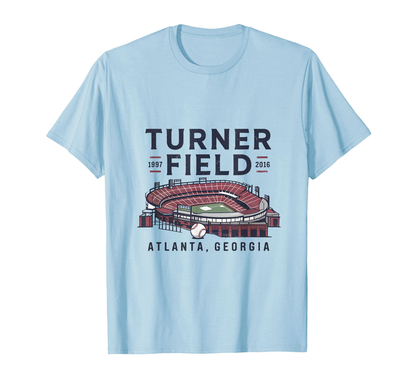 Turner Field Atlanta Georgia Tribute 1997 2016 T-Shirt