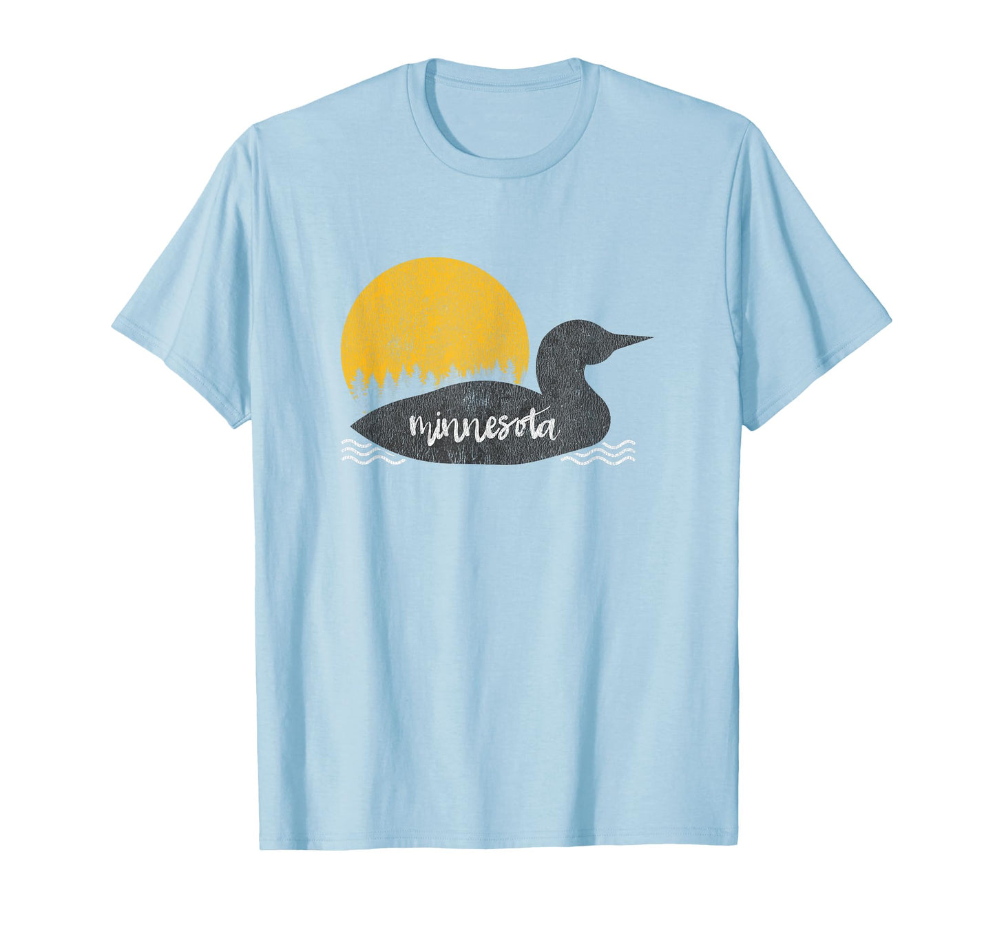 Vintage Minnesota T-shirt Minnesota State Bird Loon Gift T-Shirt