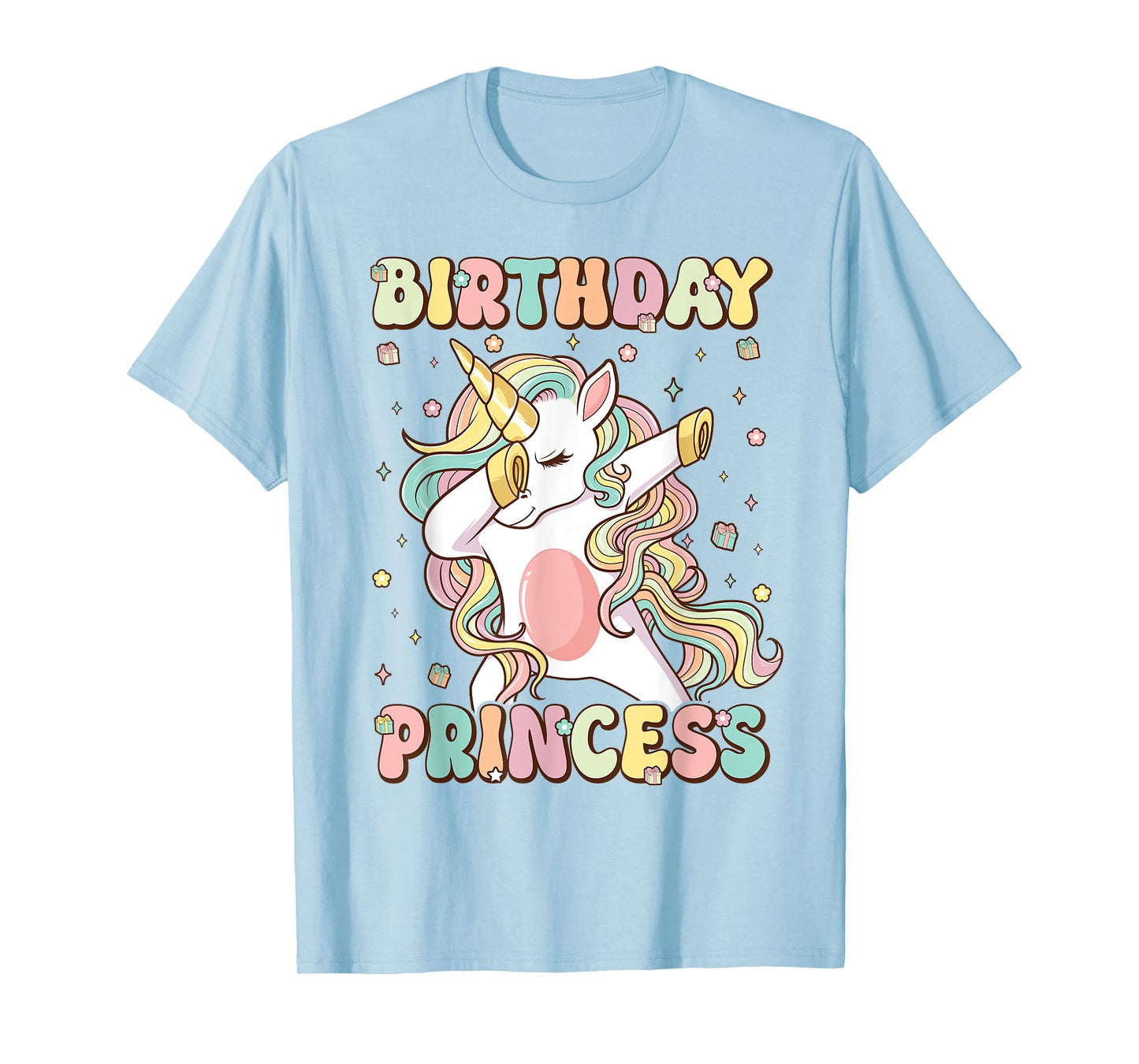 Birthday Princess Unicorn Birthday Girl T-Shirt