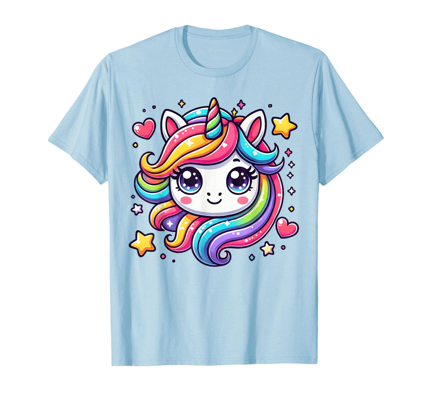 Unicorn For Girls Cute Magical Rainbow Unicorn T-Shirt