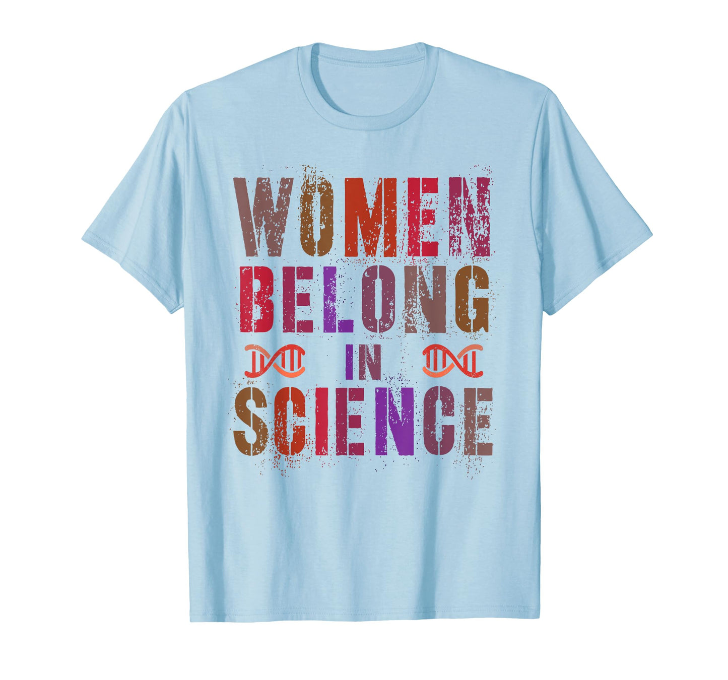 Girls WOMEN BELONG In SCIENCE Pink Technology Squad Engineer T-Shirt