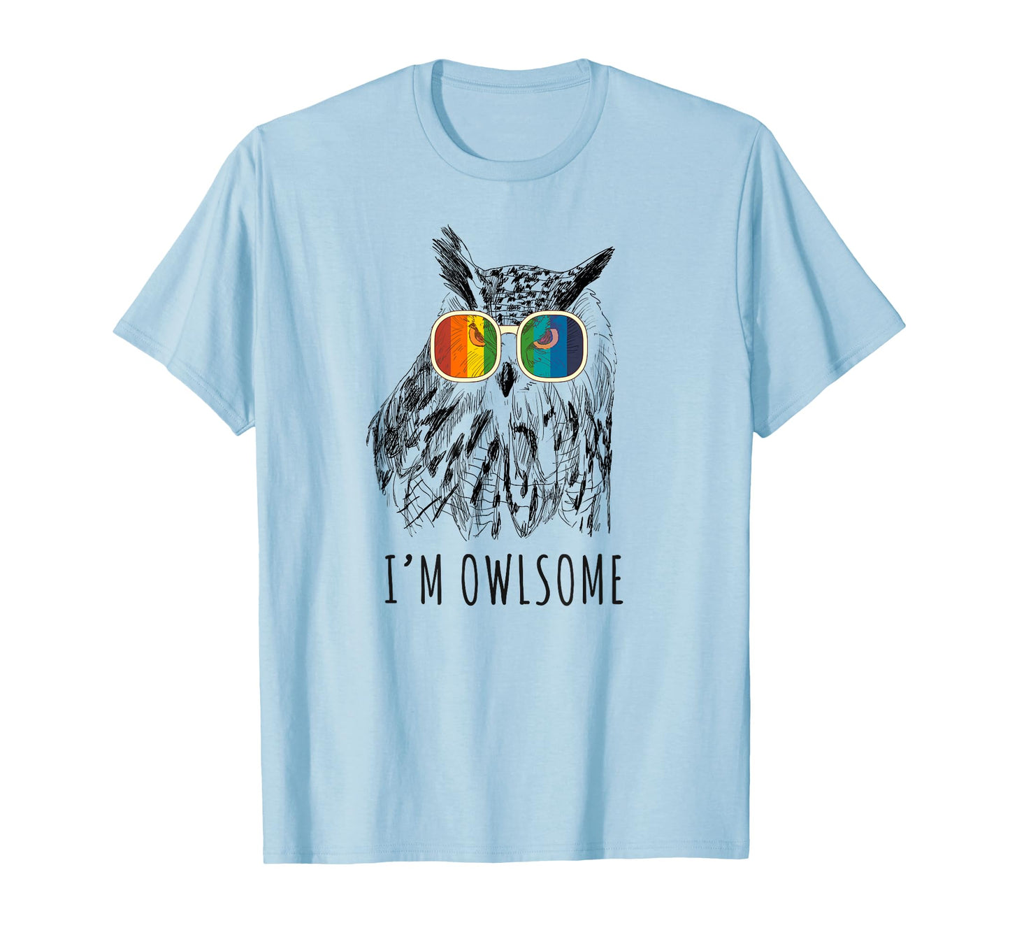 I'm Owlsome Cute Owl T-Shirt Women Girls Owl Lover Gifts T-Shirt