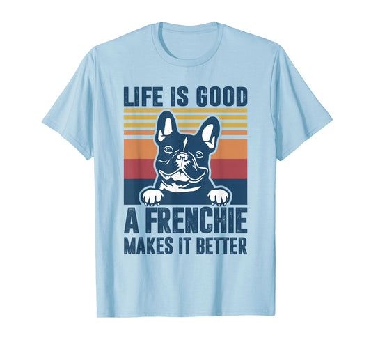 Frenchie Gifts For Women Men Frenchie Dad Mom French Bulldog T-Shirt