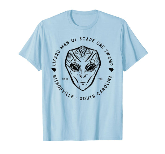 Lizard Man of Scape Ore Swamp Bishopville SC Famous Cryptid T-Shirt