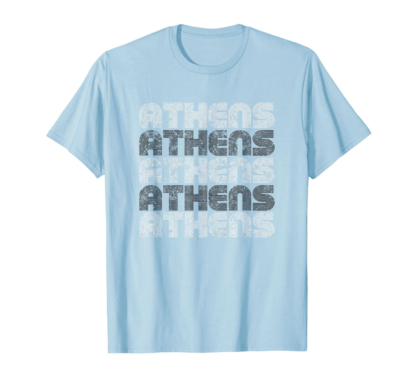 Athens Georgia Retro Vintage Weathered T-Shirt