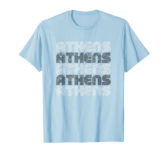 Athens Georgia Retro Vintage Weathered T-Shirt