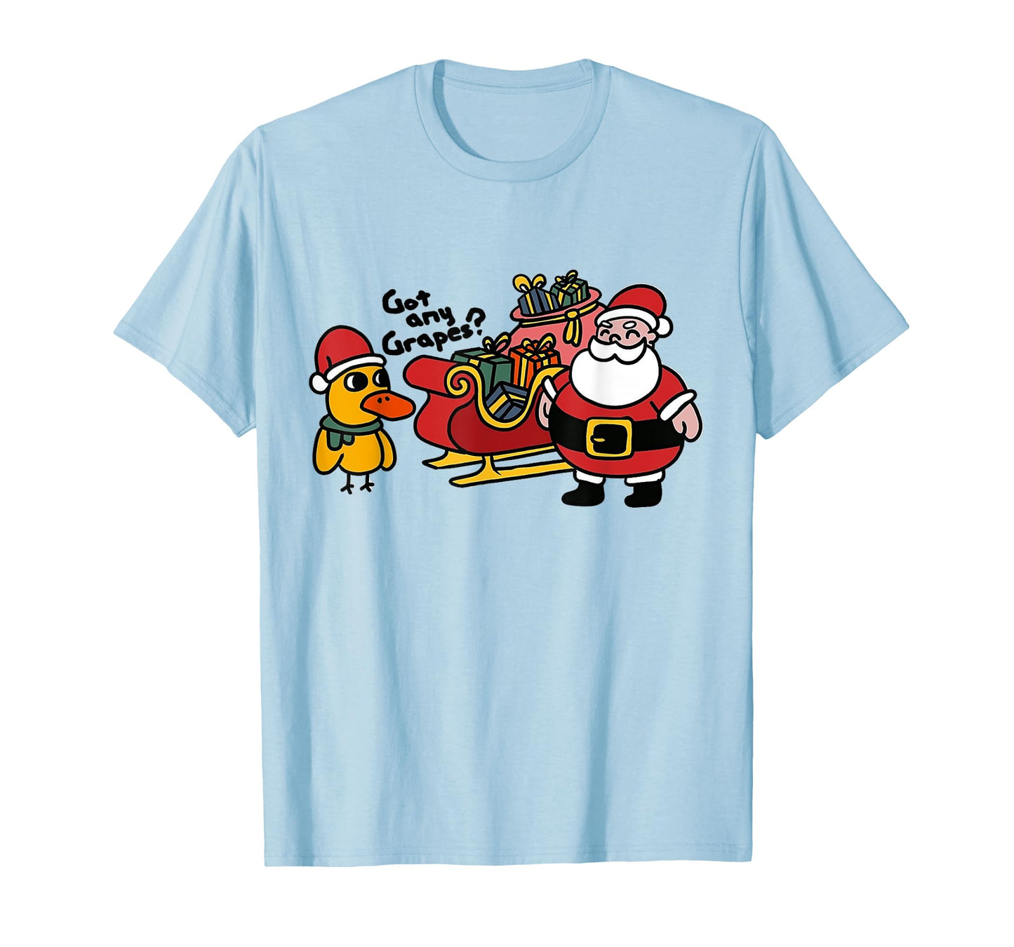 Ice Fresh Lemonade Got Any Grapes Duck Funny Christmas Gifts T-Shirt