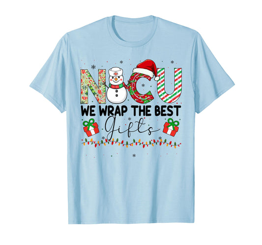 NICU Nurse Christmas Neonatal Intensive Care Unit Ugly Xmas T-Shirt