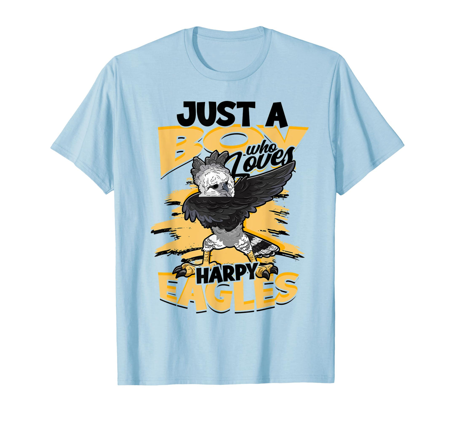 Just A Boy Who Loves Harpy Eagles Birds Kids Harpy Eagle T-Shirt