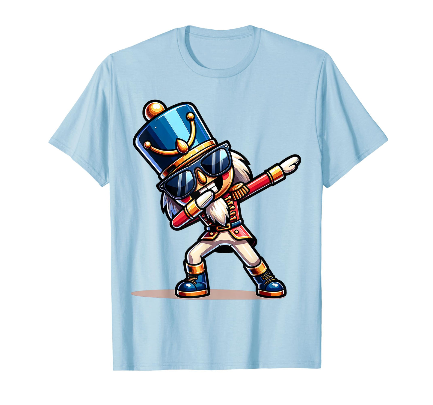 Christmas Nutcracker Dabbing Boys Santa Xmas Funny T-Shirt