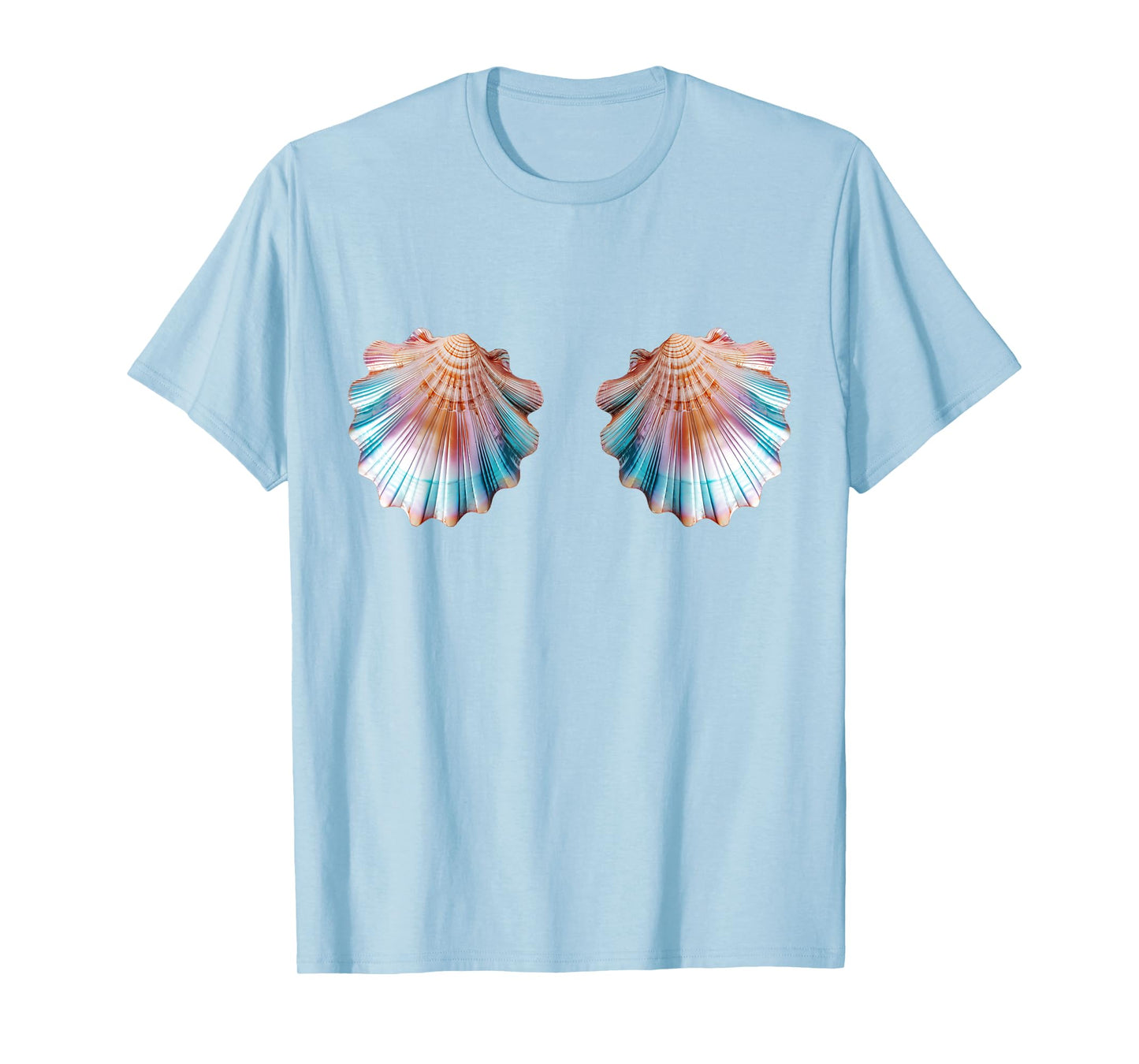 Mermaid, sea, shell, bra, costume, Carnival, party, outfit T-Shirt