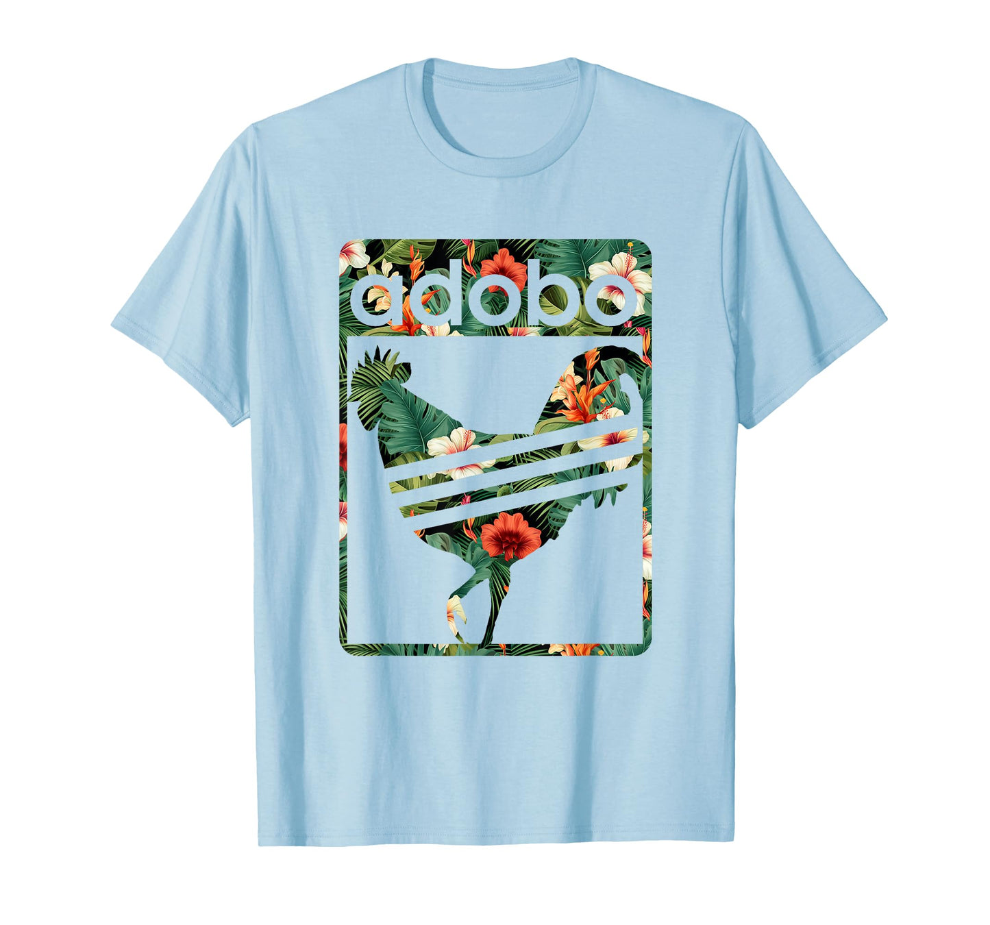 Vintage Floral Pinoy Adobo T-Shirt