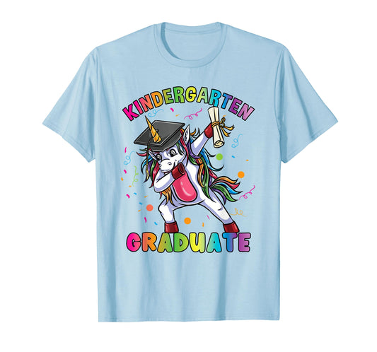 Kindergarten Graduate Unicorn Last Day Of School T-Shirt