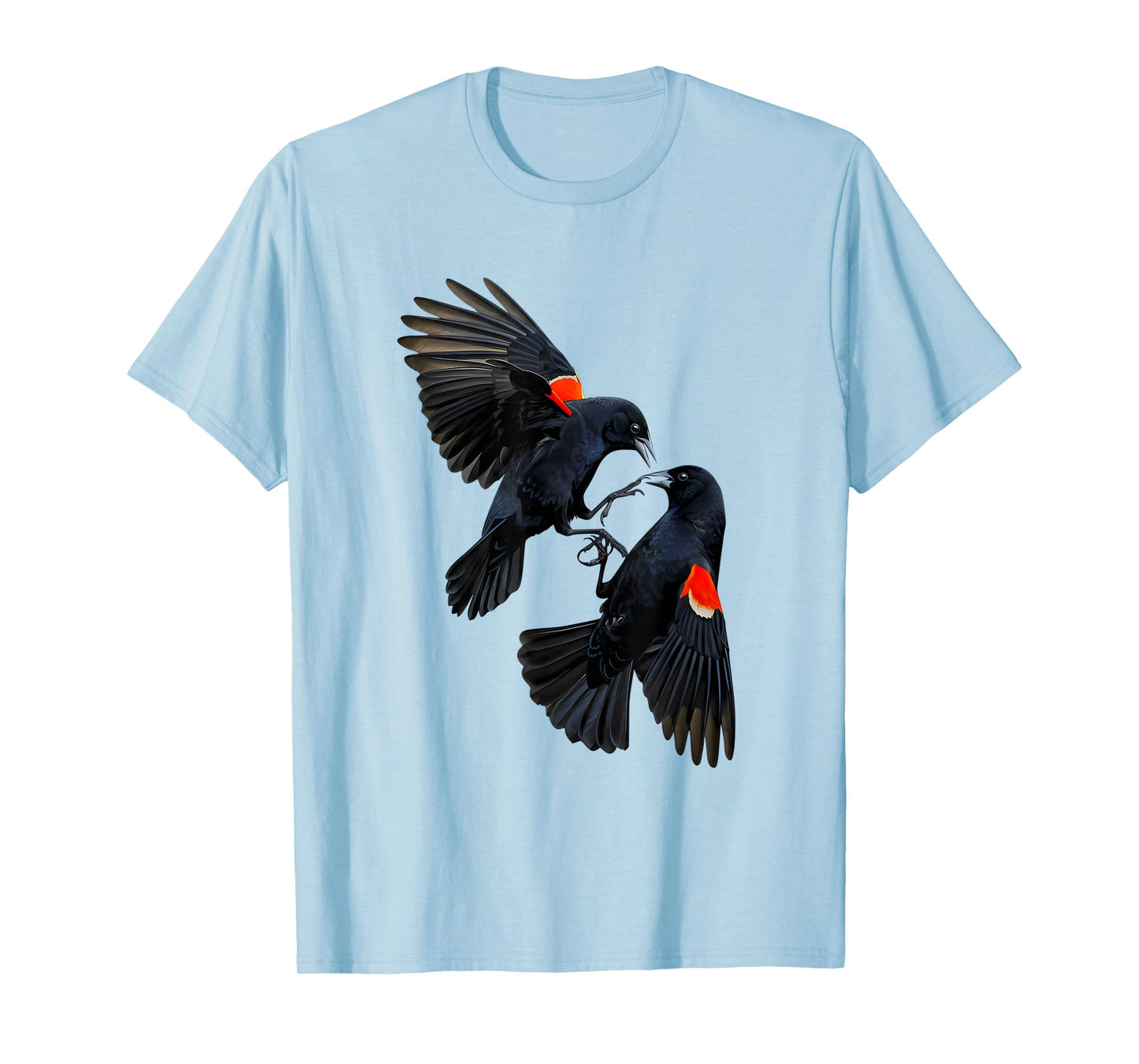 Red-Winged Black Bird, Birdwatching Red Winged Blackbirds T-Shirt