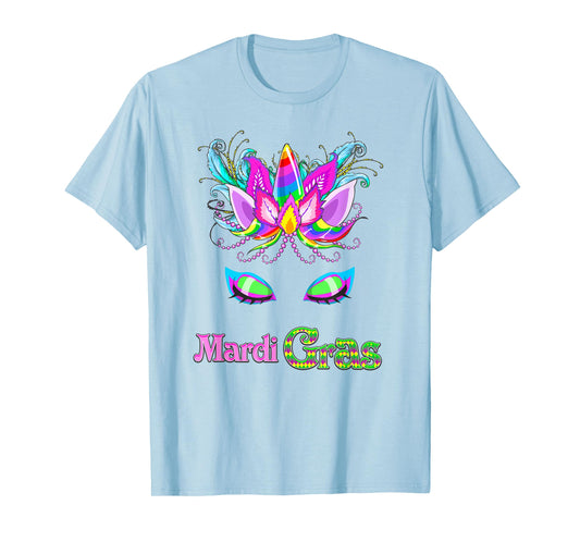 Girls Unicorn Mardi Gras T Shirt, New Orleans Family Parade T-Shirt