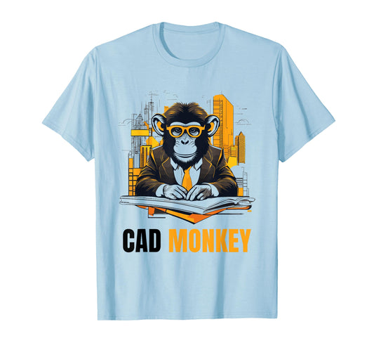 Architect Cad Monkey Architecture Student Apprenticeships T-Shirt