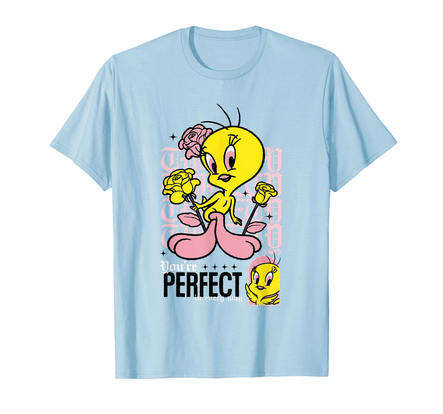 Looney Tunes Tweety Bird You're Perfect In Every Way Retro T-Shirt