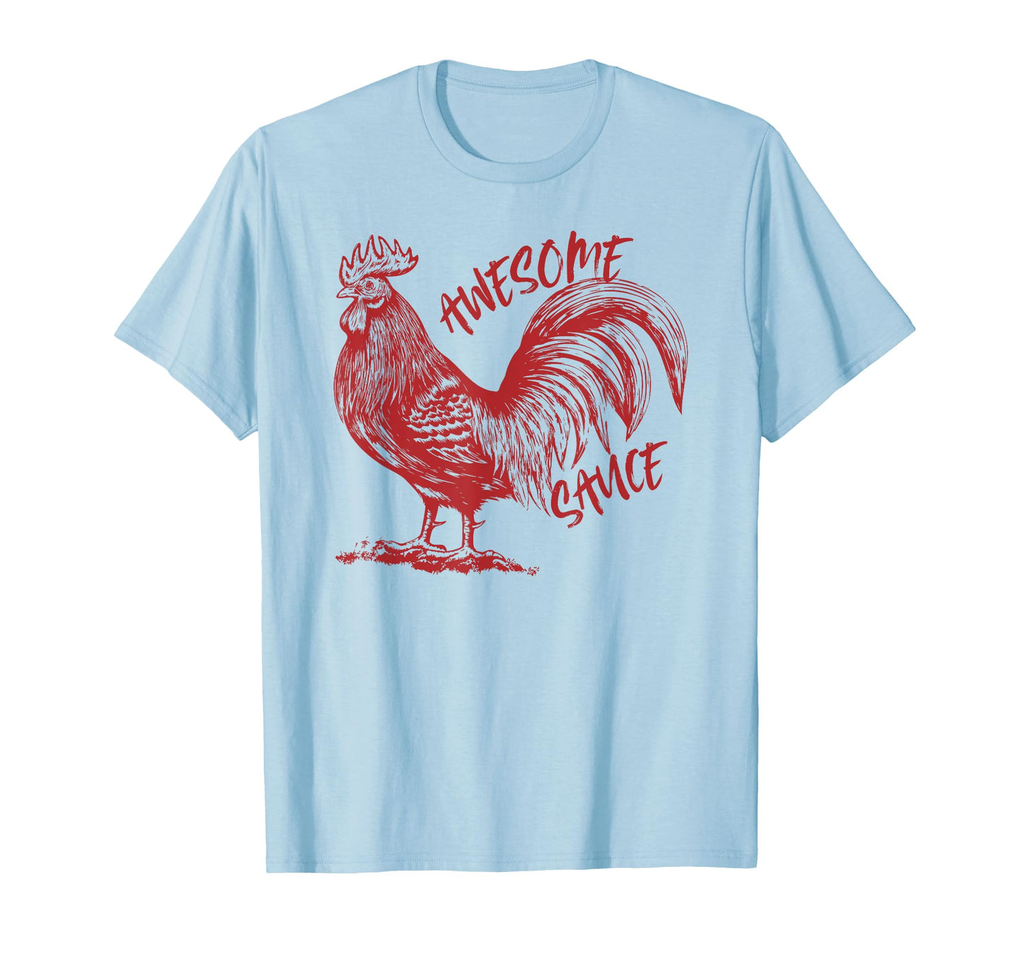 Awesome Sauce Rooster Retro Vintage T-Shirt
