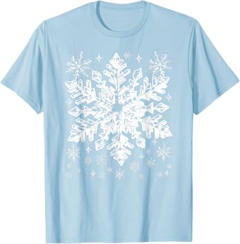Snowflake Costume Winter Christmas Matching Mens Womens Kids T-Shirt