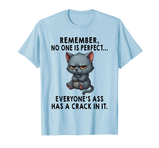 Remember No One is Perfect Everyone's Ass Has A Crack in It T-Shirt