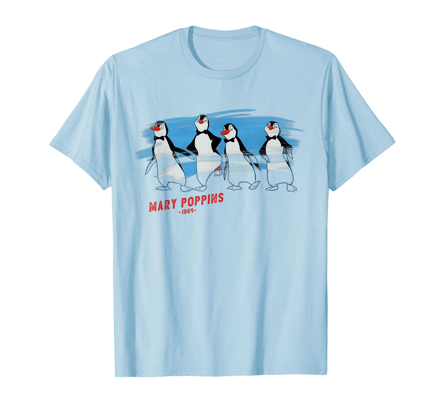 Disney Ink and Paint Penguin Waiters from Mary Poppins 1964 T-Shirt