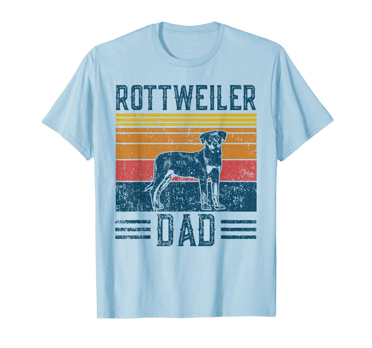 Dog Rottie Dad - Vintage Rottweiler Dad Men Women T-Shirt