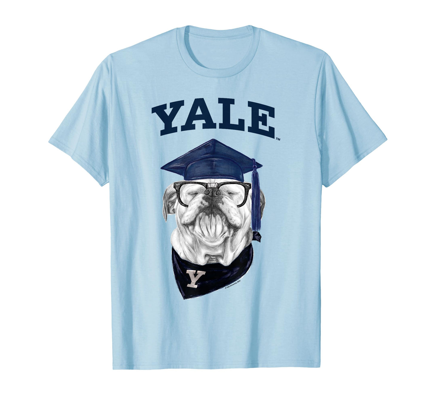Yale University Smart Bulldog Handsome Dan Graduation T-Shirt
