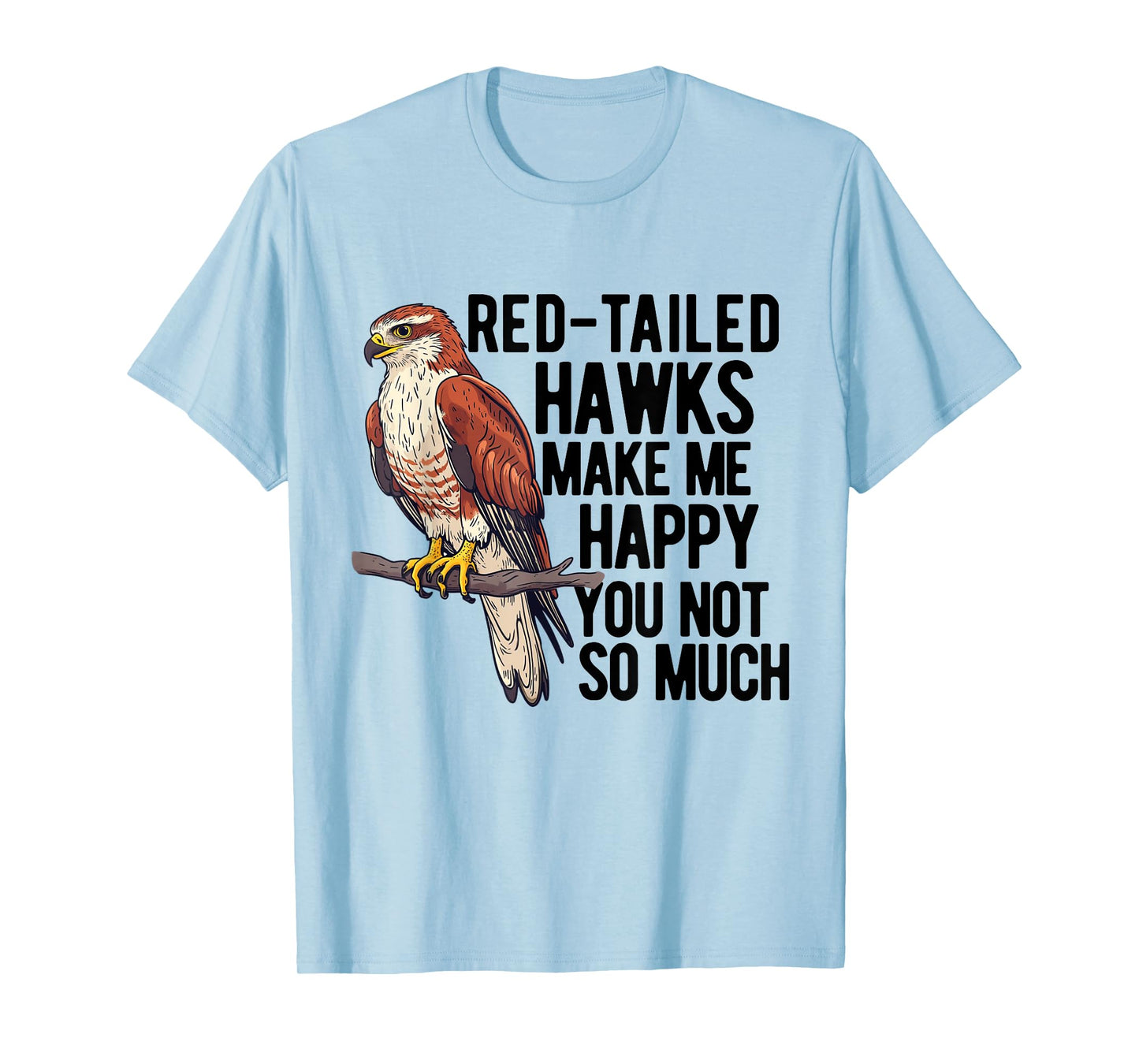 Red Tailed Hawk Chickenhawk Harlan's Hawk Buteo Jamaicensis T-Shirt