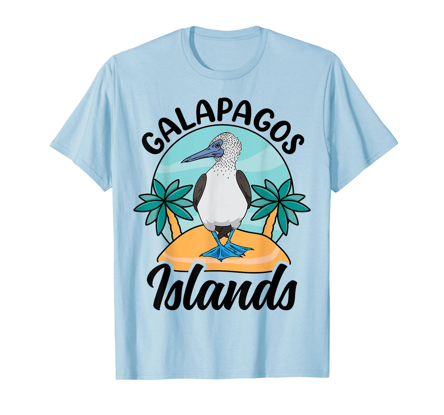 Galapagos Islands Blue Bird Seabird Lover T-Shirt