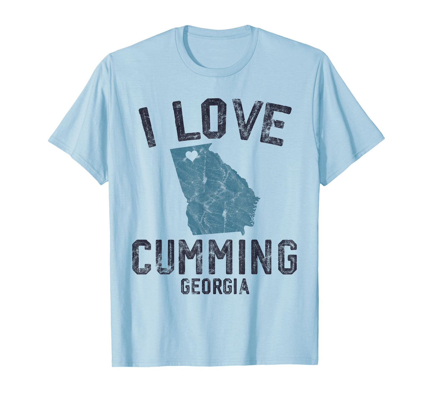 I Love Cumming Georgia Funny United States T-Shirt