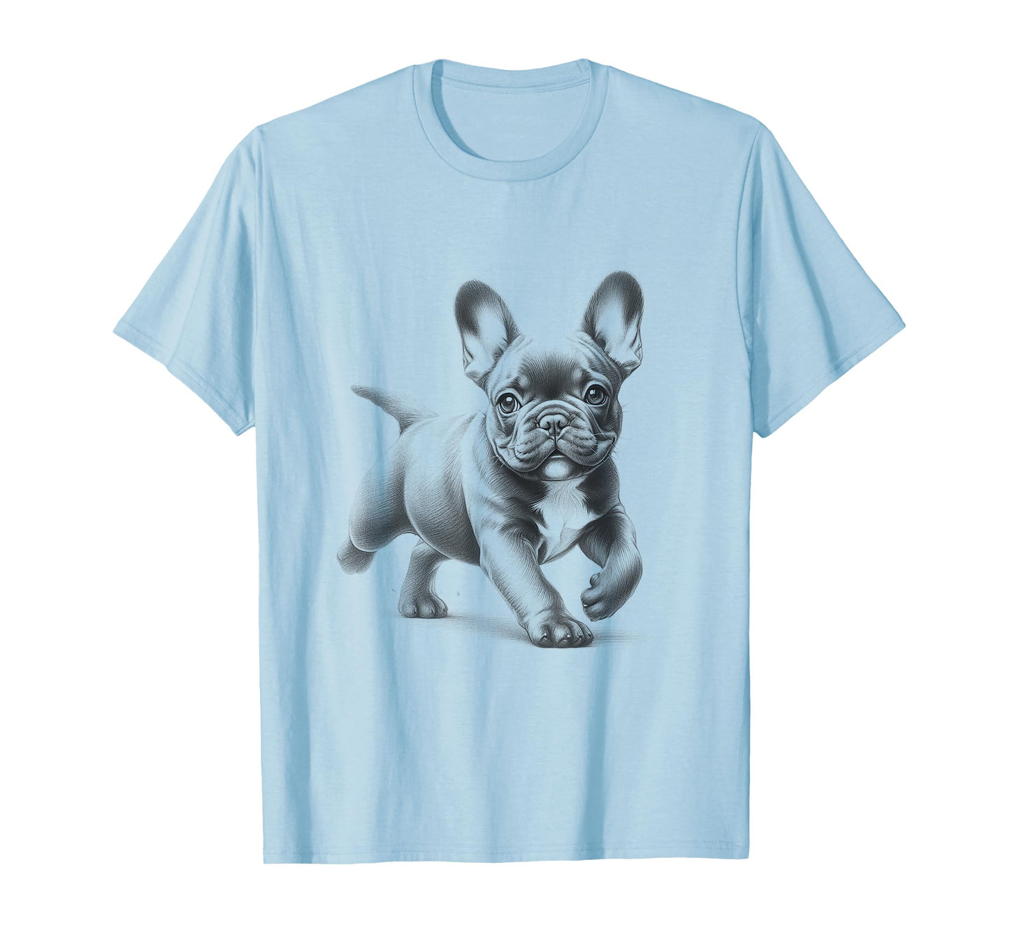 French Bulldog Running Frenchie Design For Men And Women T-Shirt