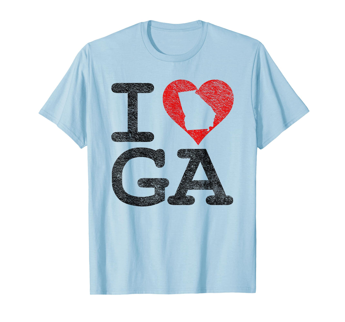 I LOVE GEORGIA I HEART GA ATLANTA PEACH STATE T-Shirt