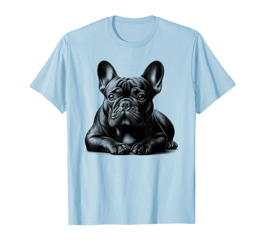 Cute French Bulldog in Lying Pose T-Shirt