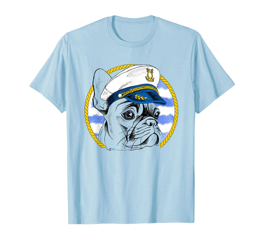 Oh Ship! Nautical French Bulldog T-Shirt