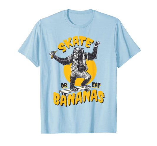 Monkey Skate or eat bananas for Skateboarding T-Shirt