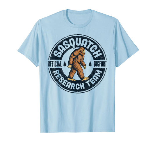Bigfoot Research Team Retro Vintage Sasquatch Men Women T-Shirt