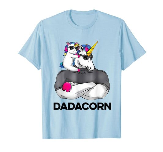 Fathers Day Gift Unicorn Dad Shirt Funny Dadacorn Men T-Shirt