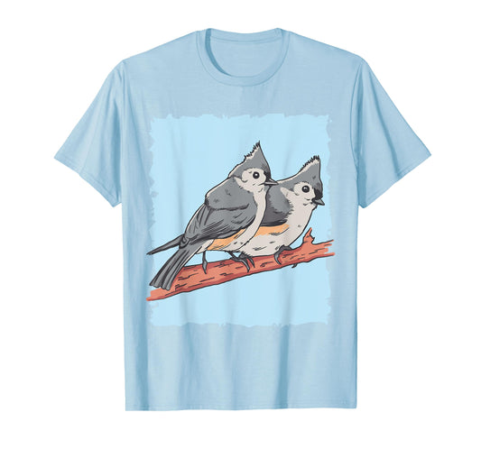 Cute Tufted Titmice Gift for Titmouse Lovers T-Shirt