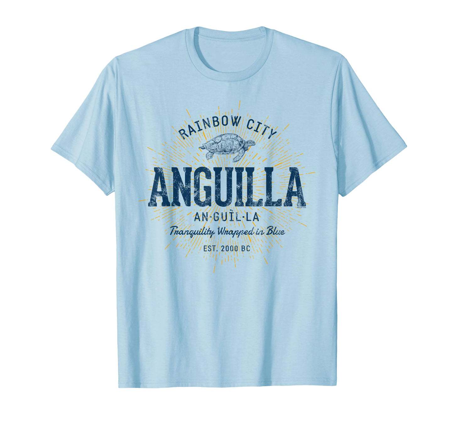 Anguilla Retro Style Vintage Anguilla T-Shirt