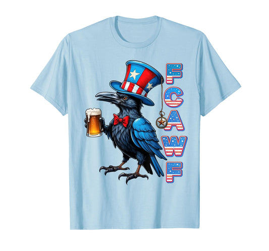 Black Crow, F-Caw-F Funny Black Bird T-Shirt