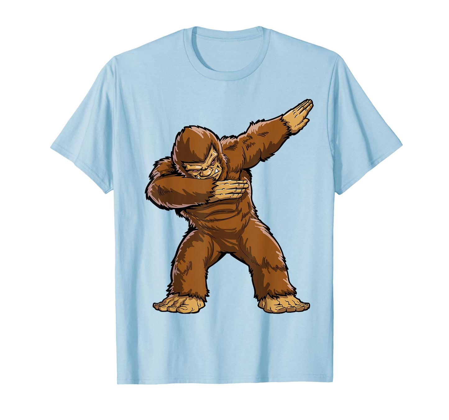 Dabbing Bigfoot Funny Sasquatch Boys Men Dab Dance Monster T-Shirt