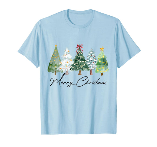 Merry Christmas Tree Family Christmas Pajamas Matching Xmas T-Shirt
