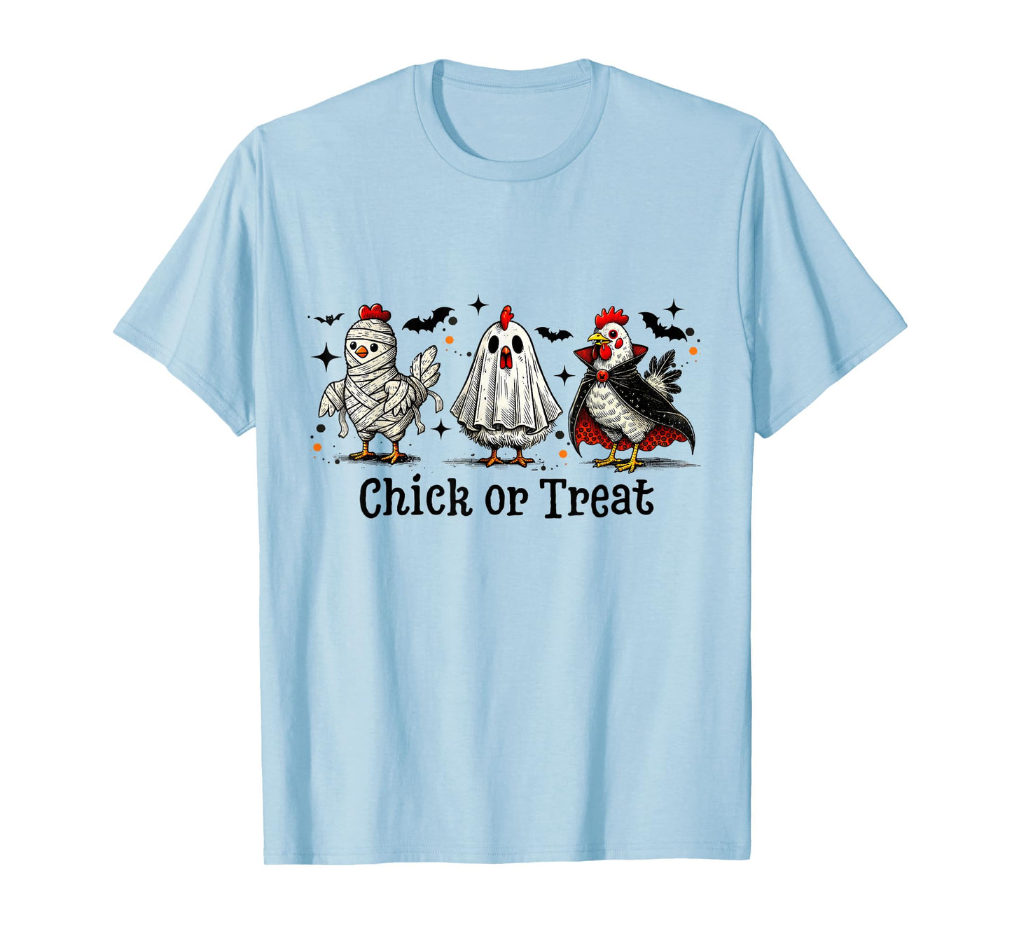 Funny Halloween Chicken Chick Or Treat T-Shirt